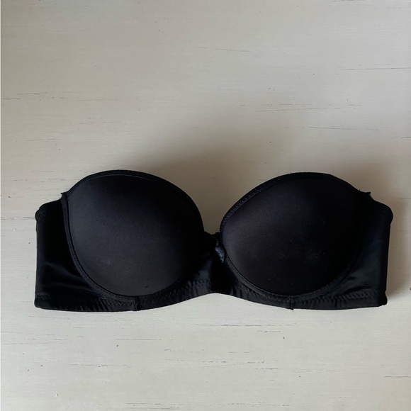 Felina 34B Peridot Strapless Push Up Bra - black - Picture 3 of 5